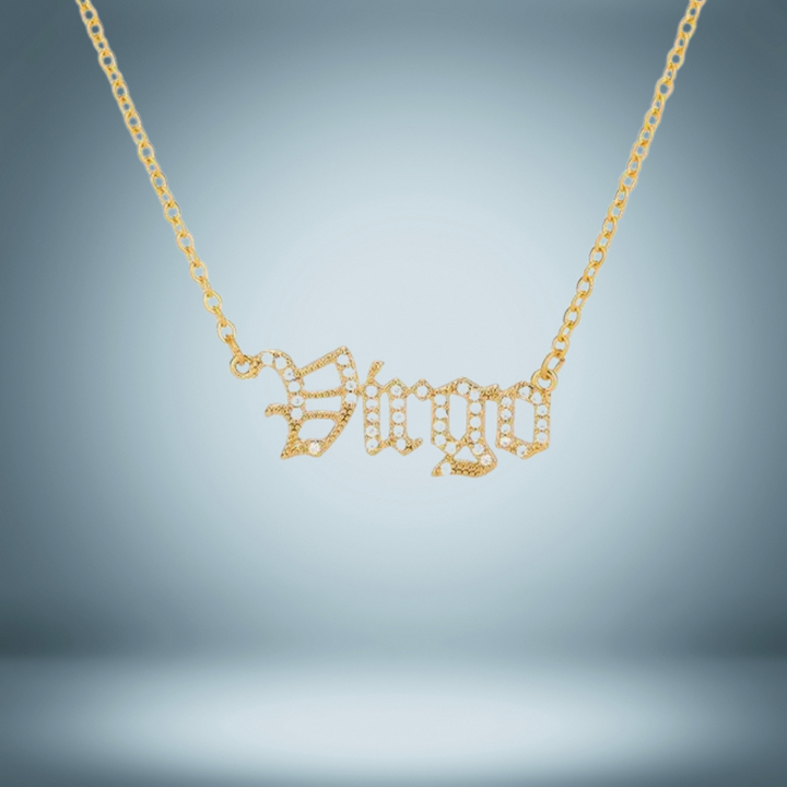 Diamond-Encrusted Zodiac Constellation Necklace