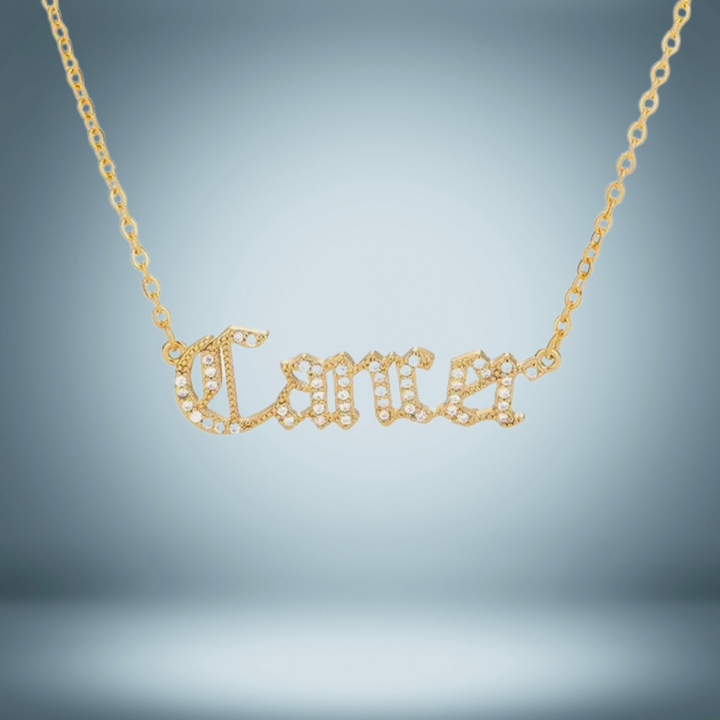 Diamond-Encrusted Zodiac Constellation Necklace