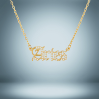 Diamond-Encrusted Zodiac Constellation Necklace