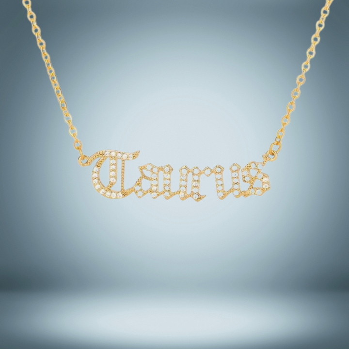 Diamond-Encrusted Zodiac Constellation Necklace