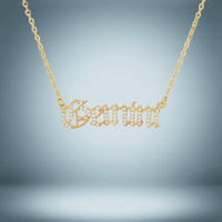 Diamond-Encrusted Zodiac Constellation Necklace