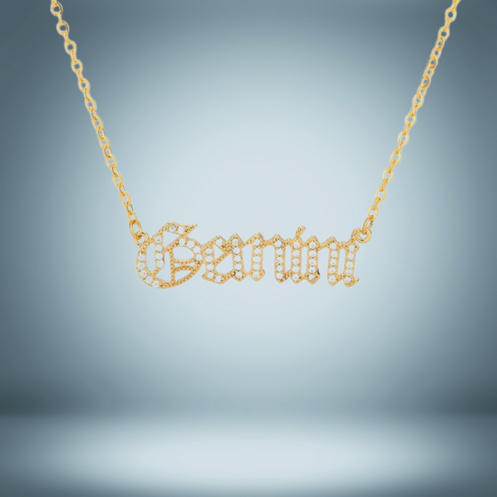 Diamond-Encrusted Zodiac Constellation Necklace