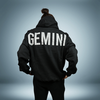 Gemini Reflective Oversized Zodiac Hoodie