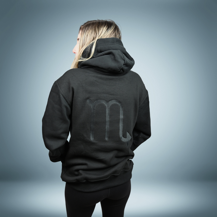 Scorpio Embroidery Oversized Zodiac Hoodie