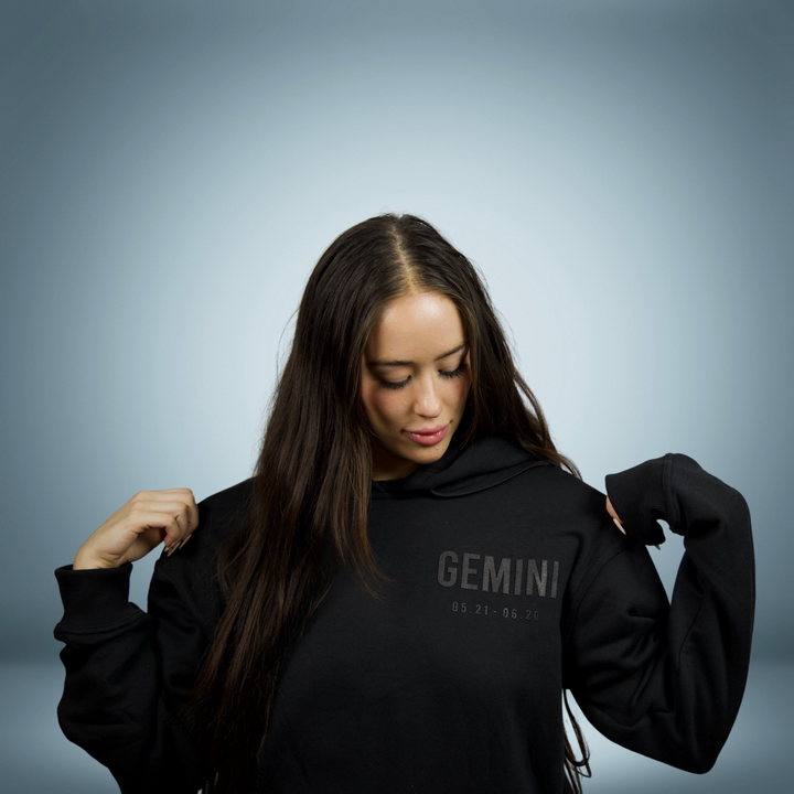 Gemini 3D Silicone Oversized Zodiac Hoodie