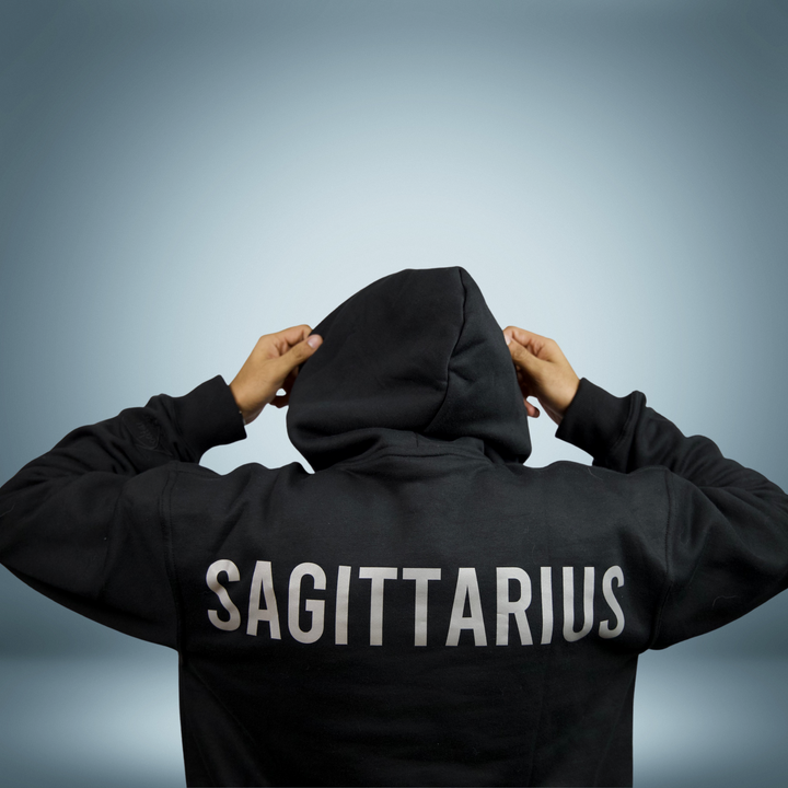 Sagittarius Reflective Oversized Zodiac Hoodie