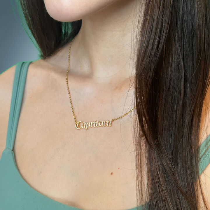 Diamond-Encrusted Zodiac Constellation Necklace